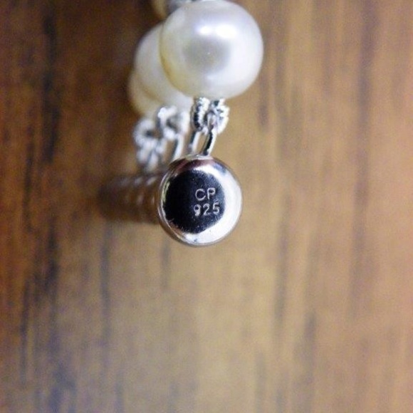 925 Bead & Fresh Water Pearl Necklace - Picture 6 of 7